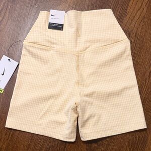 Nike Women's Yoga Yellow Bike Shorts